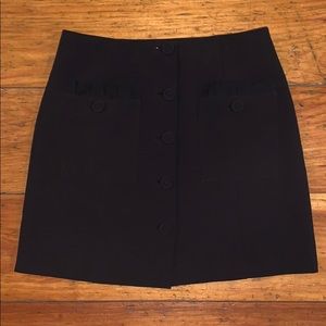 Lovers + Friends black double pocket skirt